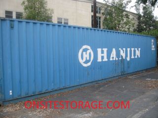 Used 40 Dry Van Steel Storage Container Shipping Cargo Conex Seabox