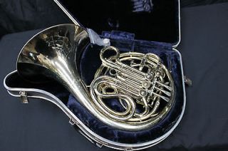 CONN 8D FRENCH HORN Bb/F {GOOD PLAYER} ROUGH LACQUER FINISH {SERVICED 