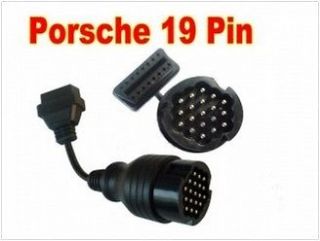 Porsche OBD OBD2 Diagnostic Scanner Adapter Cable 19Pin