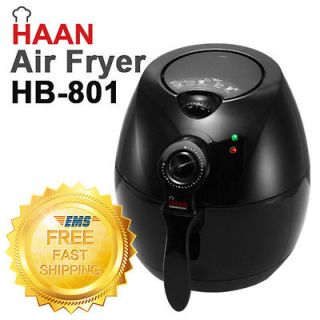 HANN Cookware HB 801(Black) Air Fryer Non Oily Deep Fry Oil Free 