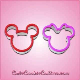 Comfort Grip Mickey and Minnie Mouse Cookie Cutter Set