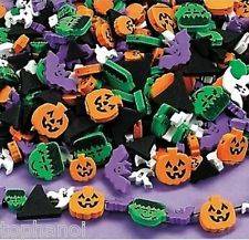 100 Halloween Fun Foam Beads ~ Child Kids Craft Monsters, Ghosts, Bats 