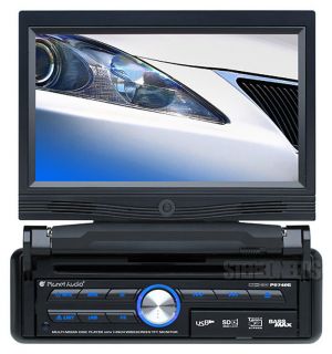 INDASH CAR 7 DETACHABLE TOUCHSCREEN MONITOR BLUETOOTH DVD/CD/USB/iPOD 
