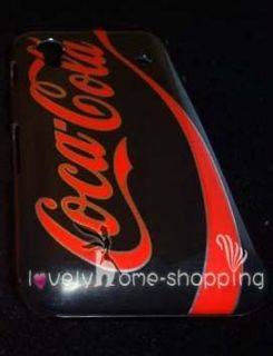 Cool Black Coca Cola Design Hard Cover Case Skin for Samsung Galaxy 