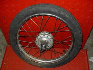 1984 Suzuki FA50 Front Wheel Tire Rim   Moped Motion