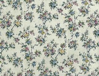 WALLPAPER COUNTRY COTTAGE FLORAL VICTORIAN VINTAGE PASTEL YELLOW PINK 