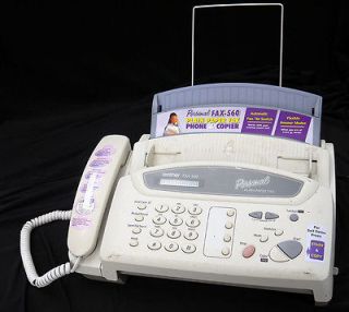   FAX 560 LCD Personal Plain Paper Fax Phone Copier Answering Machine