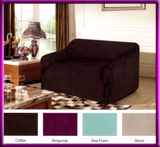   Choose Micro Suede Heavy Duty Sofa/Couch or Love Seat Cover Slipcover