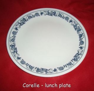 CORELLE OLD TOWN BLUE ONION PATTERN SALAD LUNCH PLATE DISCONTINUED 