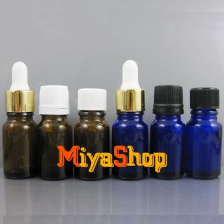   Bottle Essential Oil Aromatherapy Cosmetic 3 Kinds Screw Cap 10ml