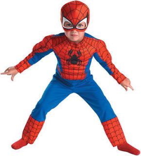 Toddler Spider Man Muscle Halloween Superhero Costume