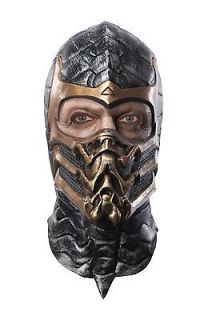   Scorpion Mortal Kombat Cosplay Halloween Fancy Dress Costume Mask