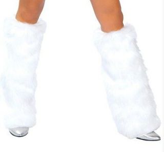   Fur Christmas Fluffies Leg Warmers Furry Boot Covers Partywear Club