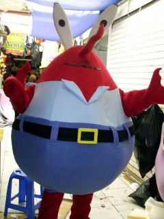New Adult christmas crab mascot costume