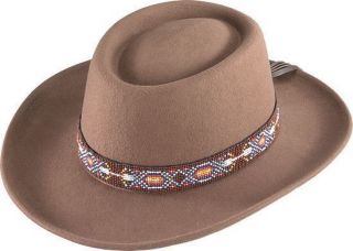 Henschel Felt Crushable Gambler Western Cowboy Hat