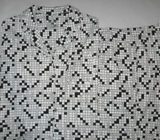 Womens Winter Crossword Puzzle Pajamas size S M XL by Cabernet NWT NEW