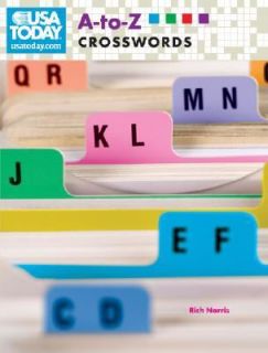 USA TODAY A to Z Crosswords by Rich Norris (2008, Paperback)