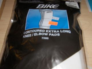 BIKE Contoured Knee/Elbow Pad Model #7285 White