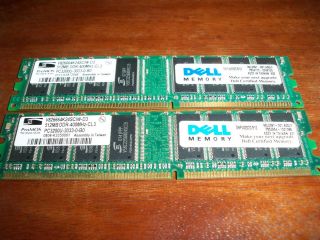   512MB) PC3200 Dell Certified Memory NON ECC 400MHz 184 Pin Low Density
