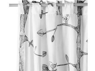 black and white curtains in Curtains, Drapes & Valances