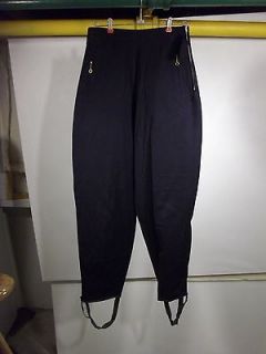 VERY Rare VTG 1930s Wool Police Pants Motorcycle Riding Knickers TALON 