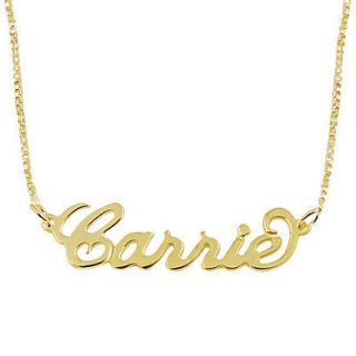 Any Personalized Name Necklace 18k Gold Plated   Custom Made Choose 