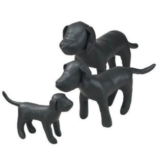 Pc Set Dog Black Vinyl Mannequin Pet Business Apparel Model Display 
