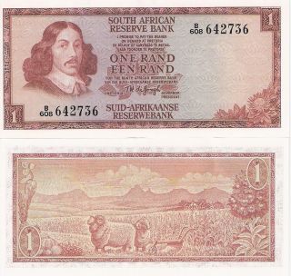 SOUTH AFRICA 1 Rand Banknote World Money Currency Africa BILL Sheep 