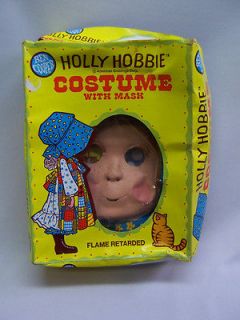 vintage ben cooper holly hobby plastic costume with mask original box