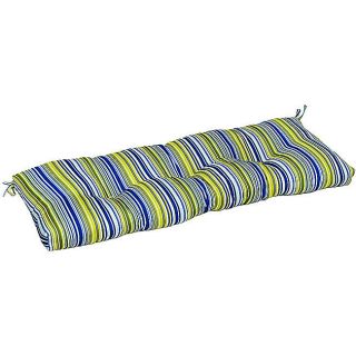 Poolside Stripe 54 inch Outdoor Bench Cushion   Poolside Stripe