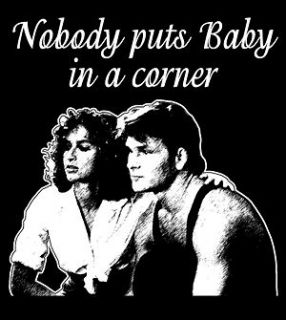 Vintage DIRTY DANCING T SHIRT dance 80s patrick swayze movie dvd ALL 