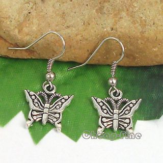 silver dangle earrings in Earrings