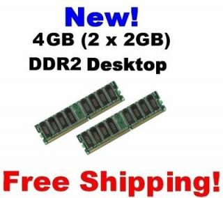 NEW 4GB (2x2GB) DDR2 667 Dell XPS 720 Desktop Memory
