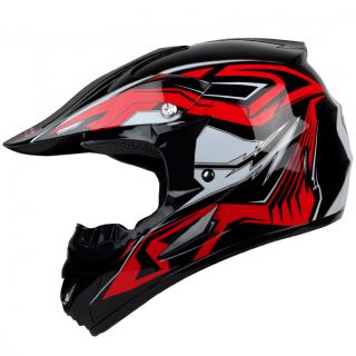   PGR X25 RED COBRA X Game Kids MX Mountain Bike BMX MTB DH DOT Helmet