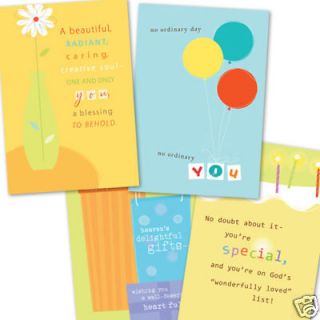 Special Friends Birthday Boxed Cards Box of 12 3 Each of 4 Designs 