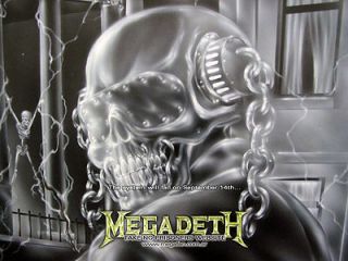 megadeth POSTER NEW SPEED METAL DEATH METAL ANTHRAX SLAYER METALLICA