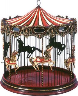 Decorative Birdcage   Victorian Style Carousel Bird Cage   Antique 