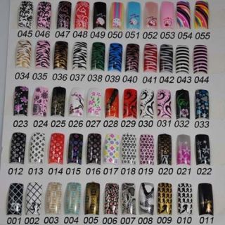 55 Different Stunning Designs Acrylic French False Nail Art Tips NEW 