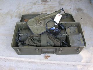 Vintage Military AN/PRS 3D Mine Metal Detector USA In Original Case