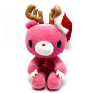 PINK Gloomy Bear Reindeer Xmas Plush Doll 8 Inches sold out kidrobot