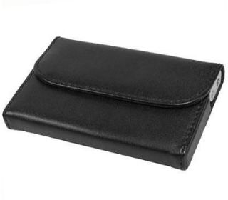 Leatherette Business Credit Card Holder Case Side Open B25B
