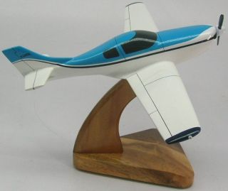 Lancair 235 Private Airplane Desktop Wood Model Reg FS
