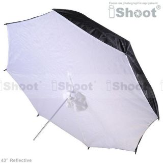 110cm Reflective Flash Umbrella Diffuser Softbox for Studio Strobe 