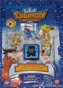 Digimon Data Squad Number One Set of 5 Collectible Mini Figures with 