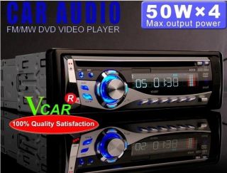 Universal One Din Car DVD Player / Support DVD VCD CD HDCD MP4  USB 