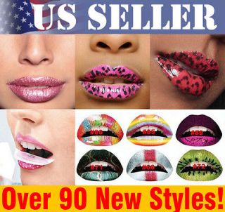 ALL NEW STYLES LIP TATTOOS TEMPORARY STICKERS 2012 COLLECTION. US 
