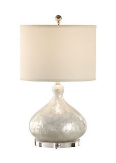 WILDWOOD LAMPS 13131 CAPIZ SHELL BOTTLE LAMP