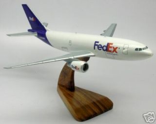 310 Airbus Fed Ex FedEx A310 Airplane Wood Model Sml