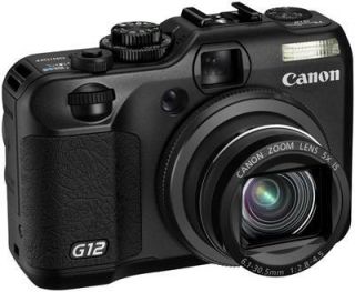 Canon PowerShot G12 10.0 MP Digital Camera   Black