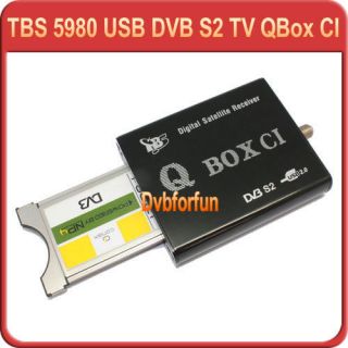 TBS5980 USB DVB S/S2 Digital HDTV Tuner Box with CI and CAM for 